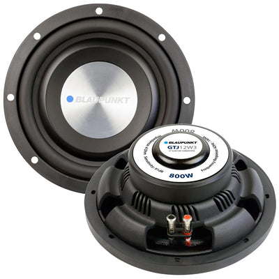 Blaupunkt 12″ Shallow Mount Woofer 400w Rms/800w Max Single 4 Ohm Voice Coil