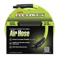 Flexzilla Air Hose 3/8in X 100ft 1/4in Mnpt Fittings