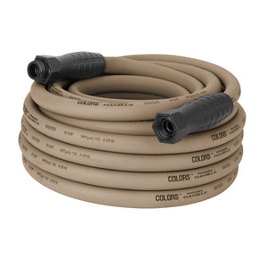 Flexzilla® Colors™ Swivelgrip® Garden Hose 5/8" X 50' 3/4"-11 1/2 Ght Fittings Brown Mulch(boxed)
