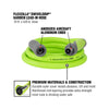 Flexzilla® Swivelgrip® Garden Lead-in Hose 5/8"x10' 3/4"-11 1/2 Ght Fittingszillagreen® (boxed)
