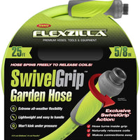 Flexzilla® Swivelgrip® Garden Hose 5/8" X 50' 3/4" - 11 1/2 Ght Fittings Zillagreen® (boxed)