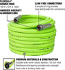 Flexzilla® Garden Hose 3/4" X 100' 3/4" - 11 1/2 Ght Fittings Zillagreen® (boxed)