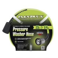 Flexzilla Pressure Washer Hose 1/4" X 25' With M22 Fittings (boxed)