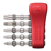 Vessel Impact Ball Torsion Bit Set – Torx Bits (5 Piece Set)