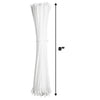 Installation Solutions 8" Wire Ties - White (100 Per Bag)