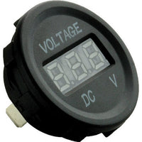 Nippon Digital Voltmeter Socket Blue Led Display