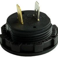 Nippon Digital Voltmeter Socket Blue Led Display