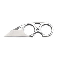 Sog Jason Brous Snarl 2.3" Satin Sheepsfoot Straight Blade Molded Nylon Sheath