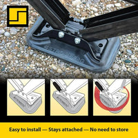 Stromberg Epdm Rubber Scissor Jack Shoes (2-pack)