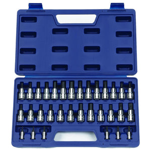 Williams 3/8" - 1/4" Drive Metric/sae Socket Bit Set (32-piece)