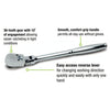 Williams 3/8" Drive Sealed Narrow Flex-head Ratchet 36 Teeth