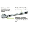 Williams 3/8" Drive Sealed Narrow Flex-head Ratchet 36 Teeth
