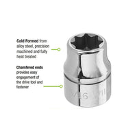 Williams 5/16″ Shallow Socket 3/8″ Drive 8 Point