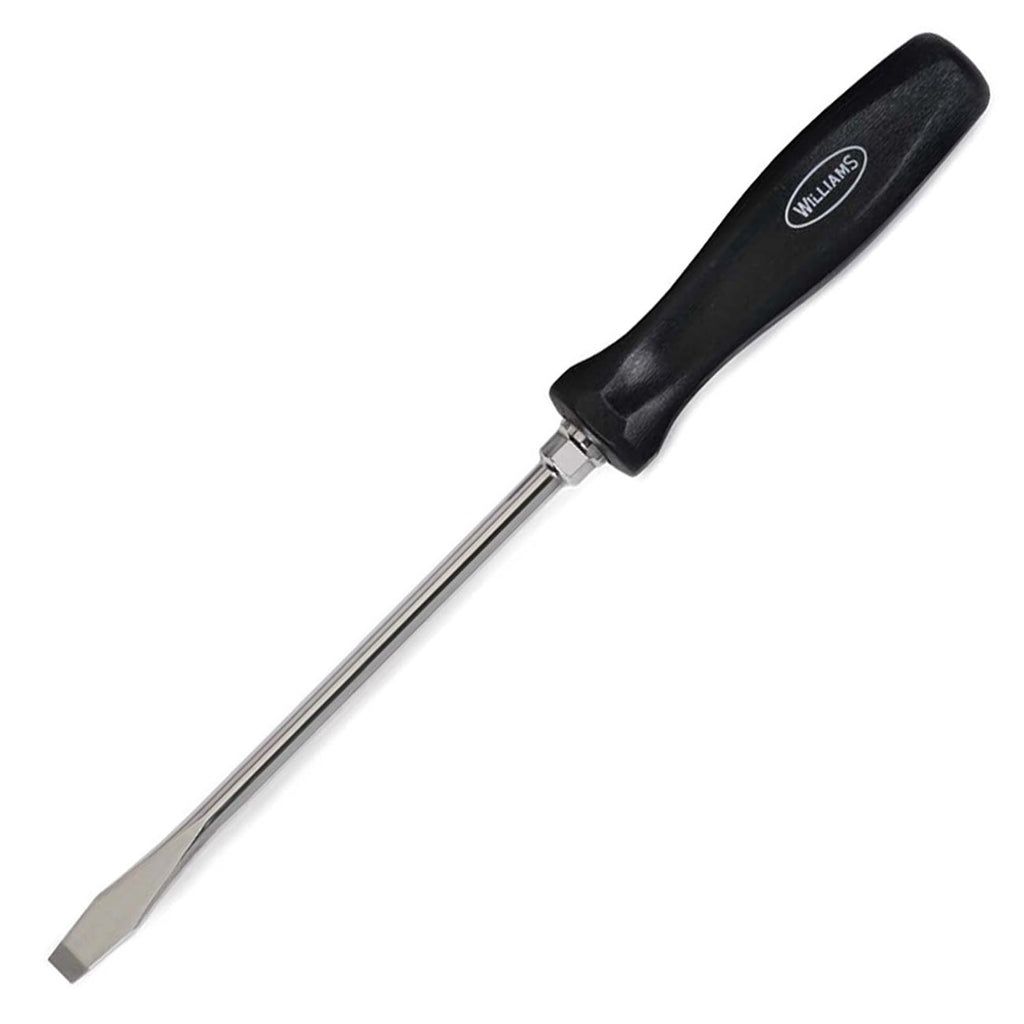 Williams Endurogrip Screwdriver: Slotted 3/8" X 8" With Hex Bolster