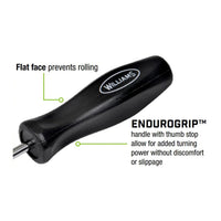 Williams Endurogrip Screwdriver: Slotted 3/8" X 8" With Hex Bolster