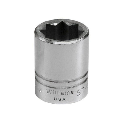 Williams 1/2″ Drive Shallow 3/4″ Socket 8 Point