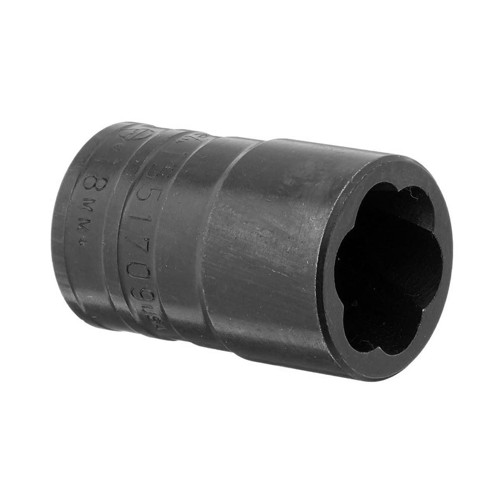 Williams 1/2" Drive Turbo Socket: 18mm