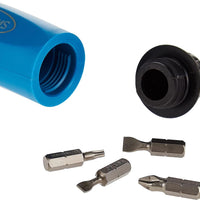Williams Ratcheting Screwdriver With (5) 1/4" Hex Shank Bits