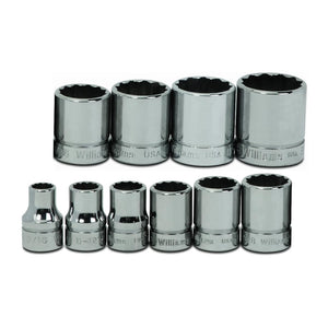 Williams 3/8" Drive Shallow Sae Socket Set 12-point (10 Piece)