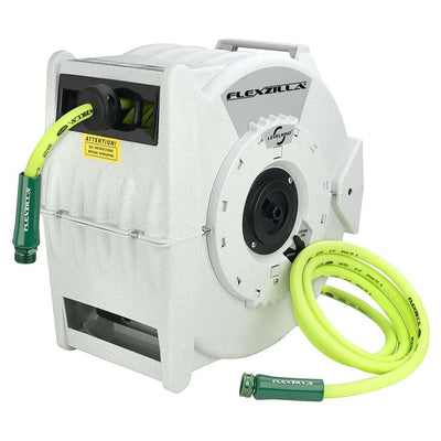 Flexzilla Retractable Water Hose Reel With Levelwind Technology 1/2