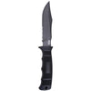 Sog Seal Pup Fixed 4.75" Powder Coated Combo Blade Grn Handles Kydex Sheath