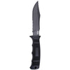 Sog Seal Pup Fixed 4.75" Powder Coated Combo Blade Grn Handles Nylon Sheath