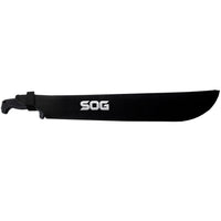 Sog Sogfari Sawback Machete 18" Carbon Steel Blade Kraton Handles