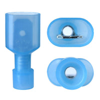 Xscorpion Insulated Male Quick Disconnect 14/16ga. - Blue (100 Pack)