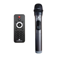 Maxpower 2 X 10"karaoke Trolley Speaker With X-bass Bluetooth & Rechargeable Battery