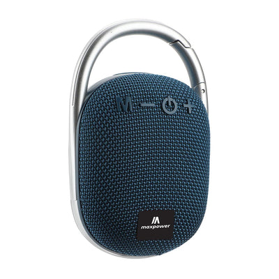 Maxpower Portable Clip-on Bluetooth Speaker (blue)