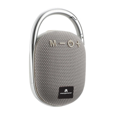 Maxpower Portable Clip-on Bluetooth Speaker (gray)