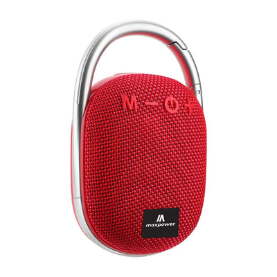 Maxpower Portable Clip-on Bluetooth Speaker (red)