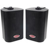 Boss Audio Marine 3-way Box Speakers With 4” Woofer (black)