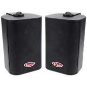 Boss Audio Marine 3-way Box Speakers With 4” Woofer (black)