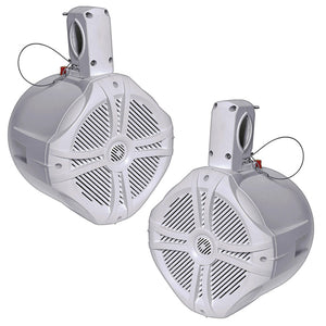 Power Acoustik Marine 6.5” 2-way Wakeboard Speaker (white) - Pair