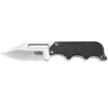 Sog Instinct Knife-non-folding 2.3" Blade-black And Silver Handle-satin Finish