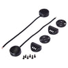 Power Acoustik 1" Tweeters (sold In Pairs) 200 Watt2-way Mount; Built-in Xover