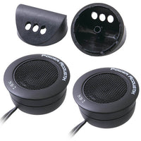 Power Acoustik 1" Tweeters (sold In Pairs) Niobium 200watts; 3-way Mounting