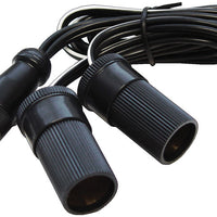 Nippon Cigarette Lighter Plug To 2 Female Jacks