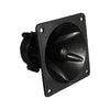 Nippon Tweeter 3.25" Square Flush Mount Black; Super Horn