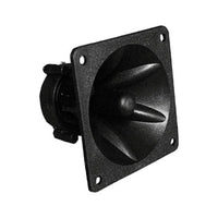 Nippon Tweeter 3.25" Square Flush Mount Black; Super Horn