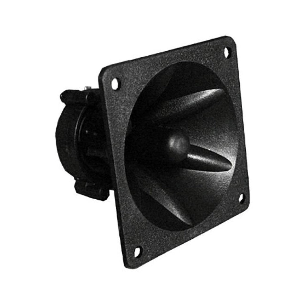Nippon Tweeter 3.25" Square Flush Mount Black; Super Horn
