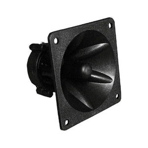Nippon Tweeter 3.25" Square Flush Mount Black; Super Horn