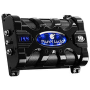Planet 10 Farad Capacitor With Digital Voltage Display Blue Illumination