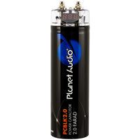 Planet 2.0 Farad Capacitor Digital Volt Meter Black