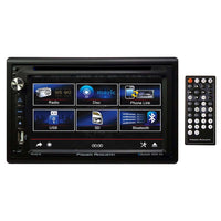 Power Acoustik Double Din Am/fm/dvd/bt 6.5"