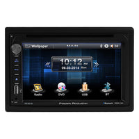 Power Acoustik Double Din Am/fm/dvd/bt 6.5"