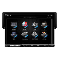 Power Acoustik Oversized 7" Detach Touch Screen Receiver Tft/lcd Dvd Am/fm  Bluetooth A2dp