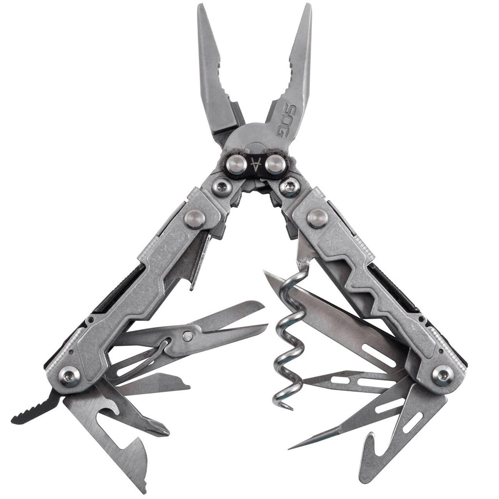 Sog Powerlitre 19-in-1 Mini Multi-tool (stone Wash Finish)