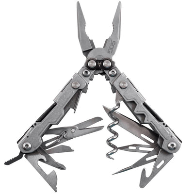 Sog Powerlitre 19-in-1 Mini Multi-tool (stone Wash Finish)